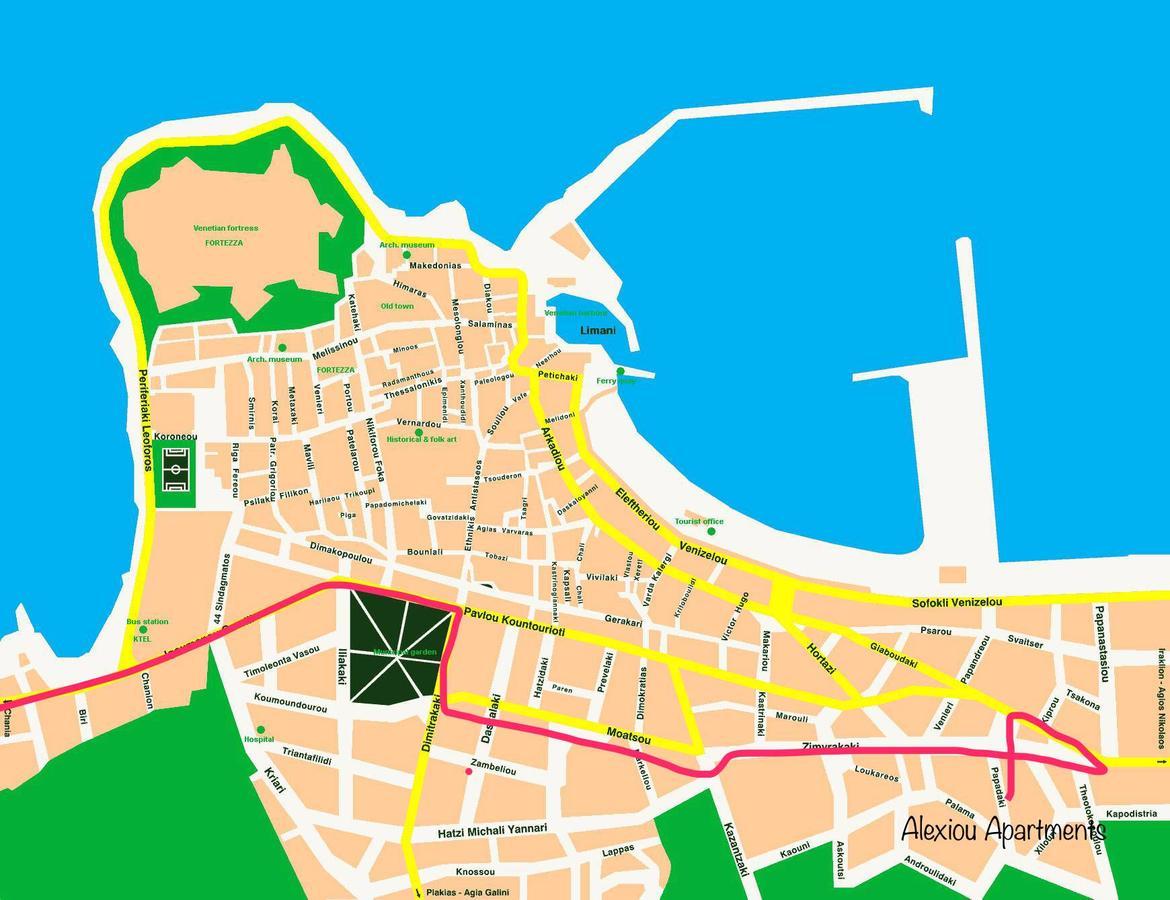 Rethymno Blue Apartments Eksteriør billede